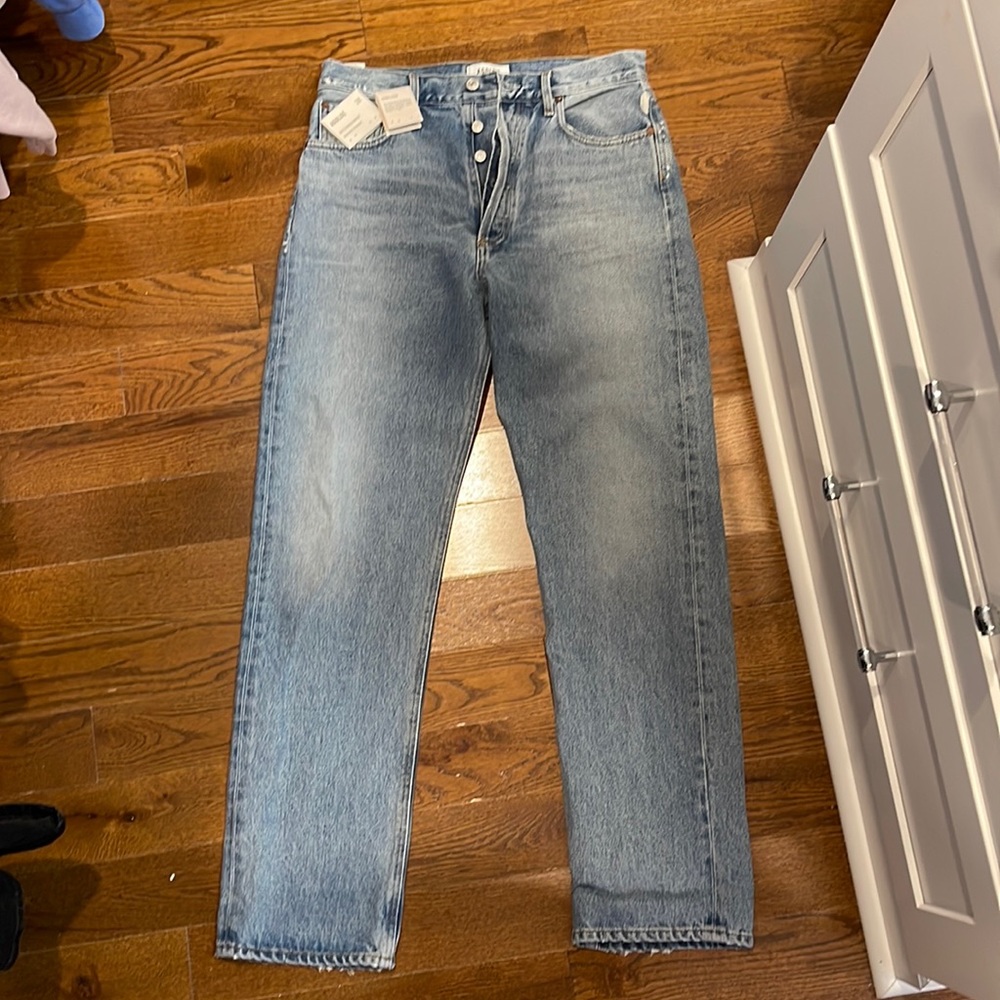 AGOLDE 90s pinch waist high rise straight jeans